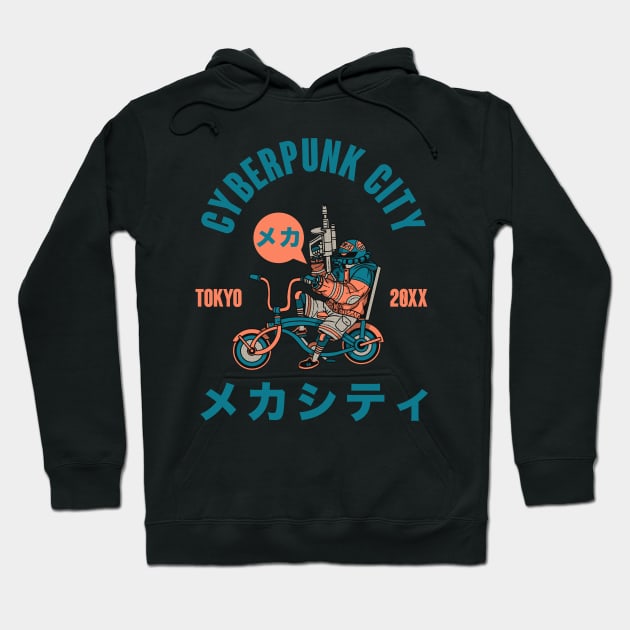 Mecha 20xx Hoodie by Area999